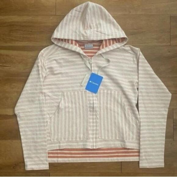 Columbia full zip Melody hoodie striped - Picture 1 of 2